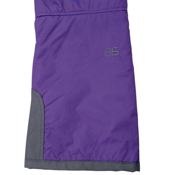 Arctix A6 Snow Bib Youth Large Purple Front Zip Insulated Warm Winter Outdoor - Picture 5 of 11